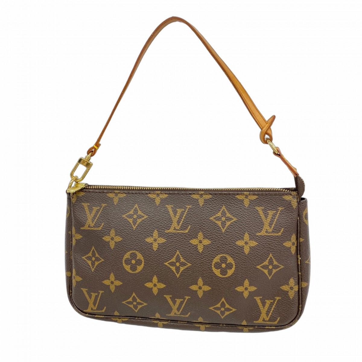 5me6139 ルイヴィトン ポーチ モノグラム ポシェットアクセソワール M51980 ブラウン レディース