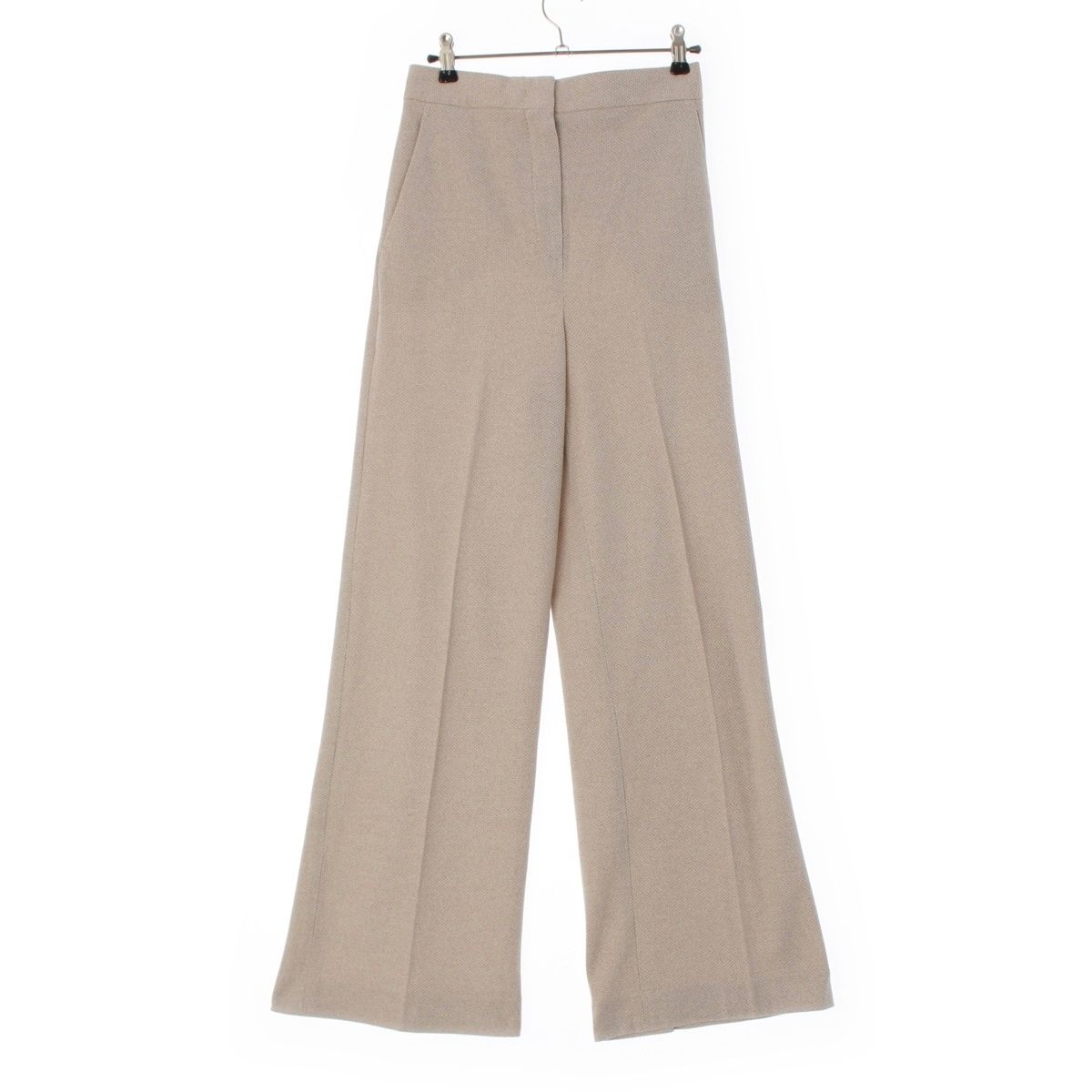 マックスマーラ 24SS GIALLO コットン ジャージ ストレート スラックス パンツ ボトムス 2411781022 ベージュ 38