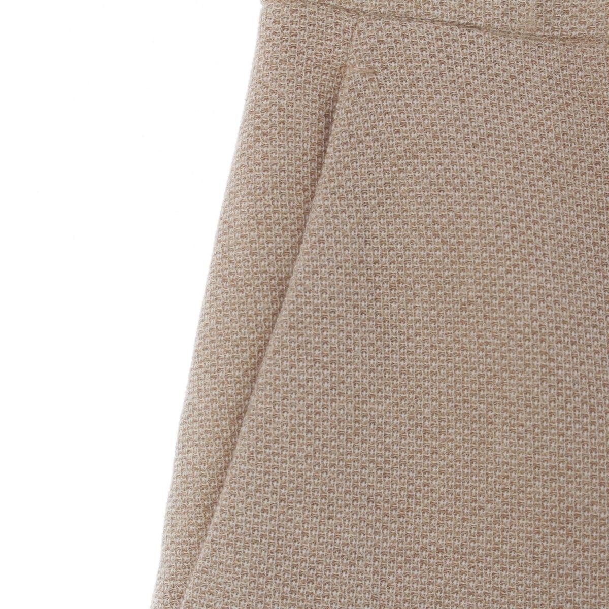 マックスマーラ 24SS GIALLO コットン ジャージ ストレート スラックス パンツ ボトムス 2411781022 ベージュ 38 DECORATOM_COM_BR