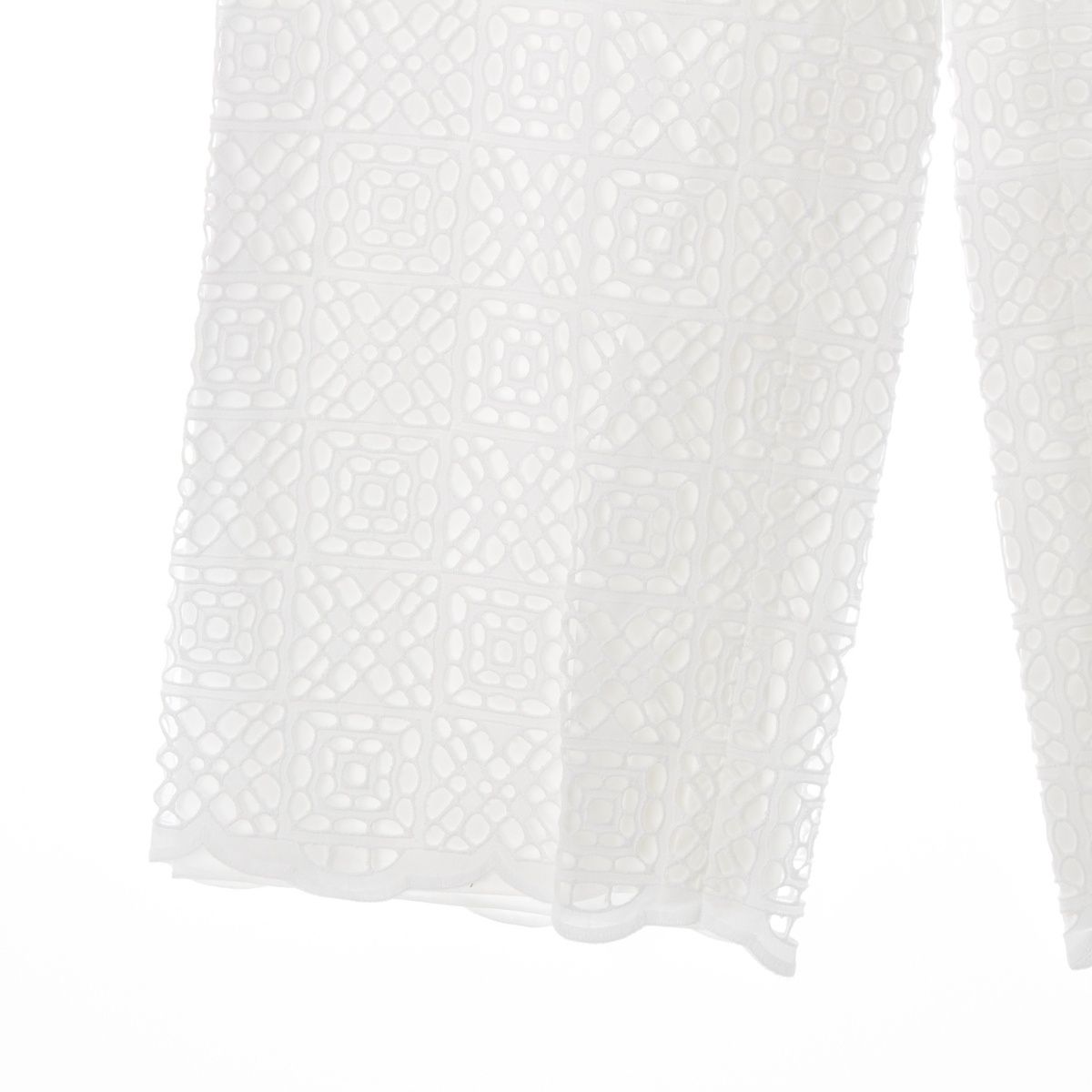 刺繍 ワイドスラックス