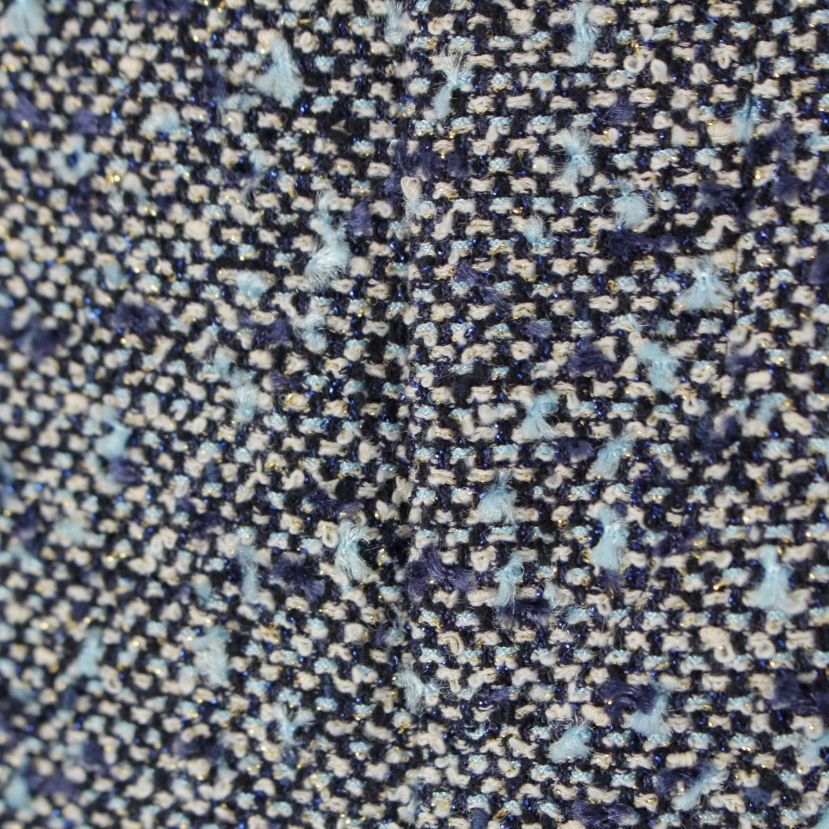 ドゥロワー ツイード ラメ ドローストリング ショートパンツ ボトムス 6519-236-1038 ブルー ネイビー系 36 DECORATOM_COM_BR