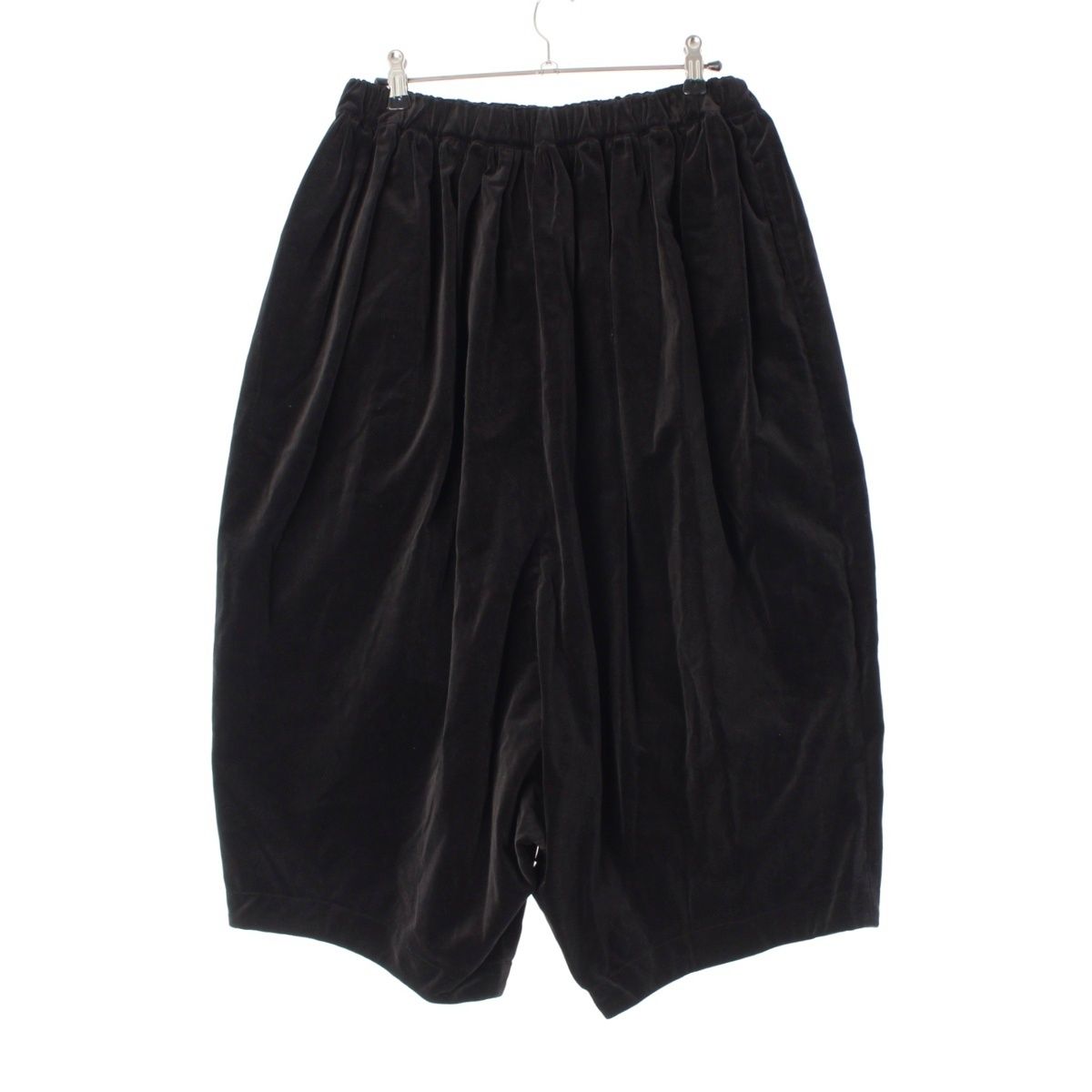 コムデギャルソン AD2015 ベロア ベルベット ギャザー バルーン パンツ ボトムス GQ-P004 ブラック S