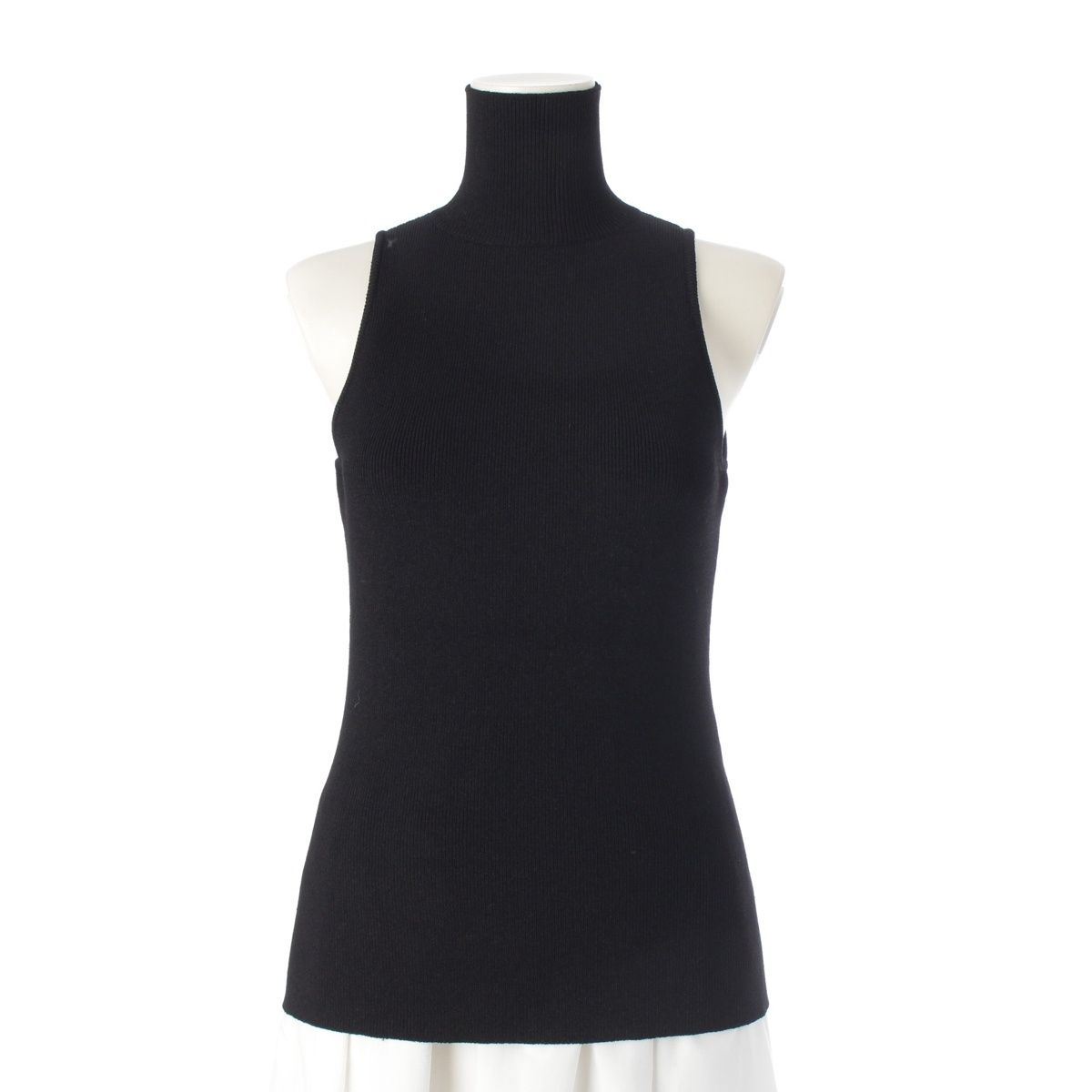 グッチ レーヨン ポリエステル バックログワッペン タンクトップ トップス 681132 ブラック XS