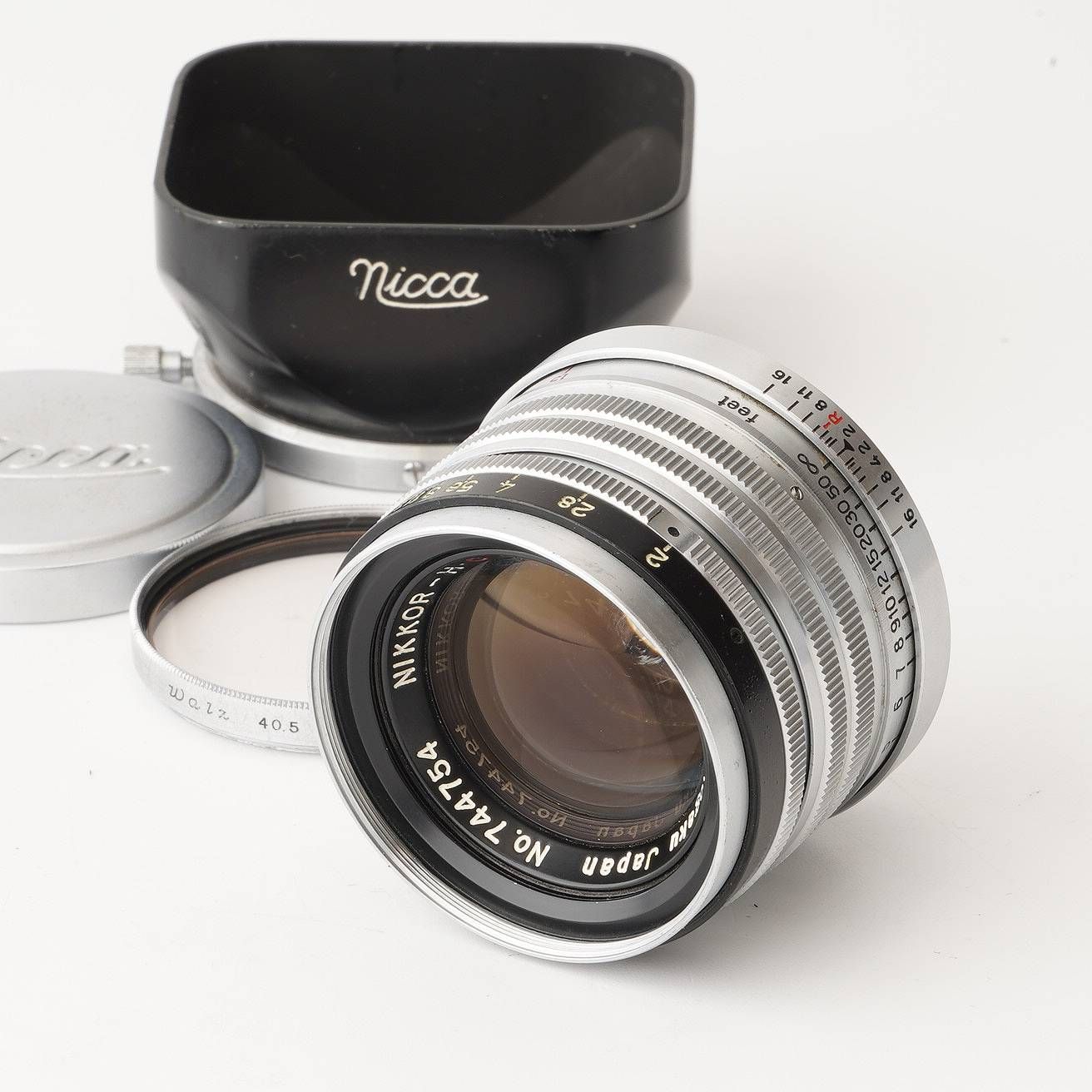 日本光学 Nippon Kogaku Nikkor-H C 5cm F2 黒帯 L39マウント