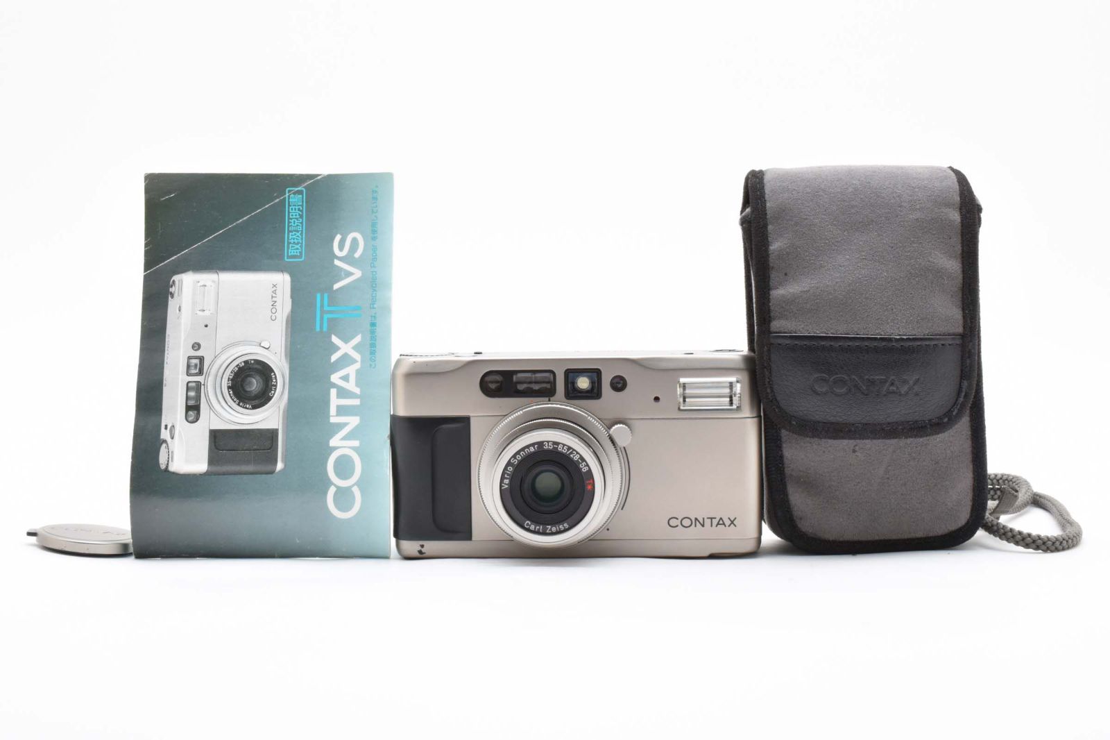 Contax T VS 35mmコンパクトフィルムカメラ ケース付 コンタックス 247