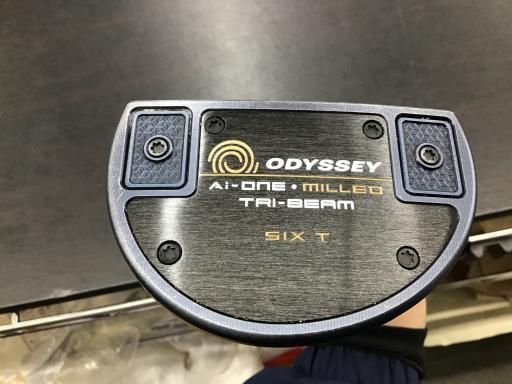 オデッセイ Ai-ONE MILLED TRI-BEAM SIX T 34インチ パター PT STROKE LAB 90 スチール フレックスその他 メンズ 男性用 右利き 右用 Cランク ゴルフクラブ