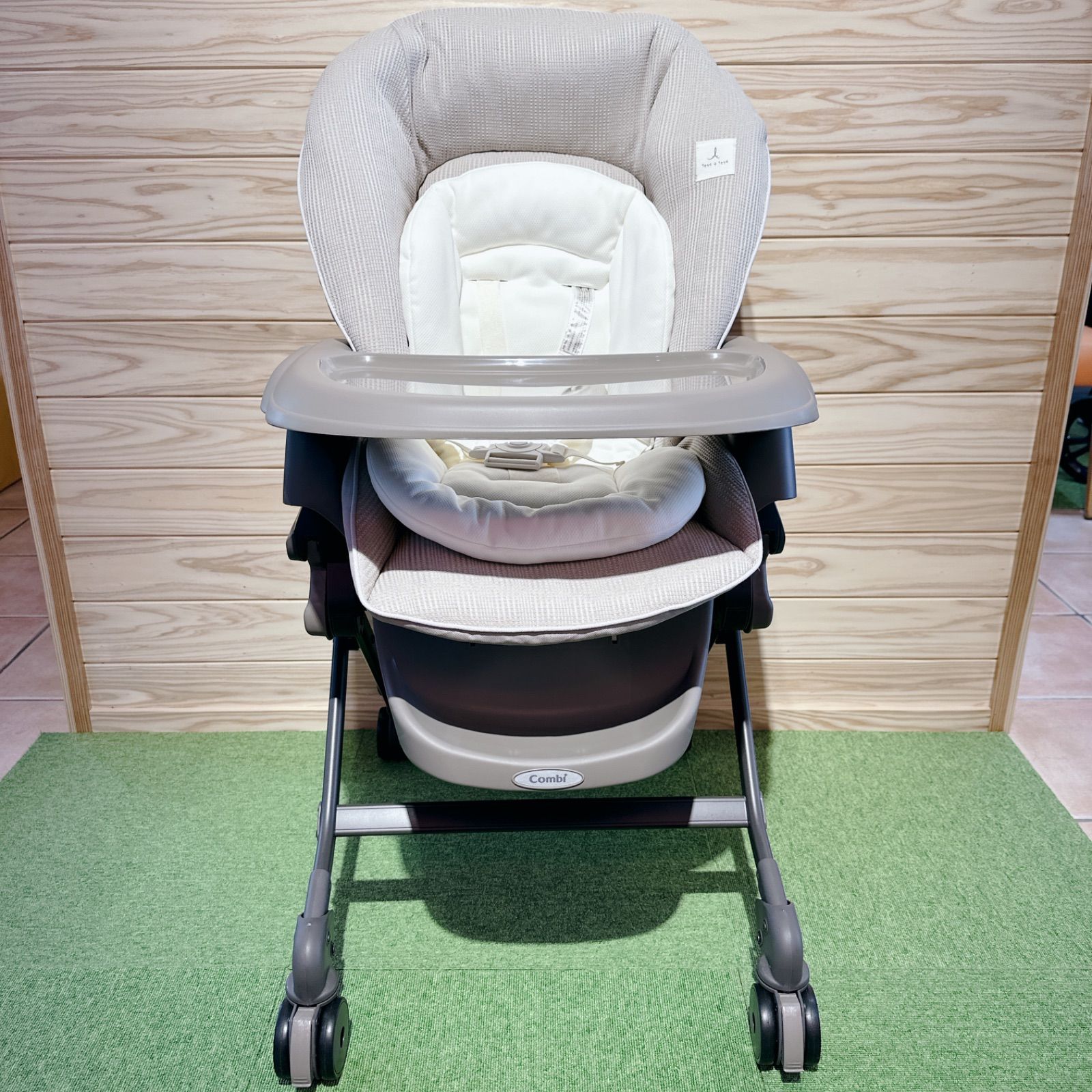  Combi コンビ ネムリラ AUTO SWING tete a 説明書付き ベビーラック チェア ベビー用家具