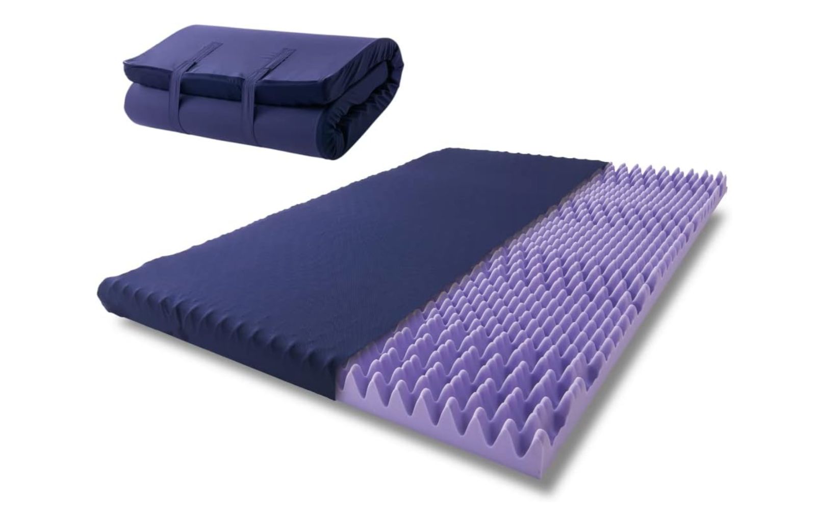 ではメルカリ IRISOHYAMA アイリスオーヤマ セブンフィットマットレスUMPZ78-Dネイビー