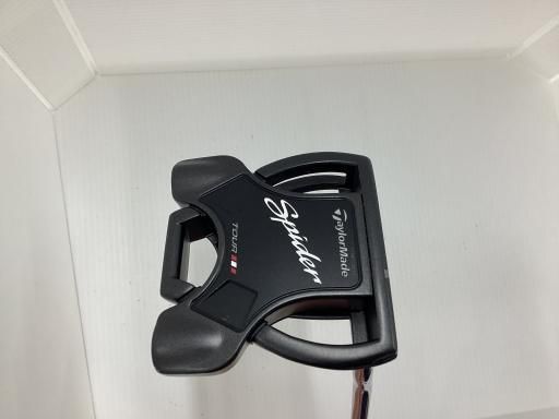 テーラーメイド Spider Tour BLACK サイトライン ダブルベンド 34インチ パター PT スチール フレックスその他 メンズ 男性用 右利き 右用 Cランク ゴルフクラブ