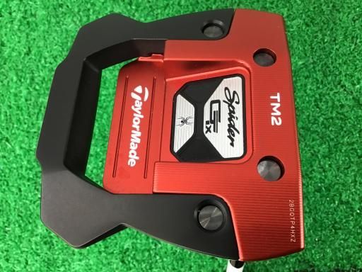 テーラーメイド Spider GTx TRUSS RED TM2 34インチ パター PT スチール フレックスその他 メンズ 男性用 右利き 右用 Bランク ゴルフクラブ
