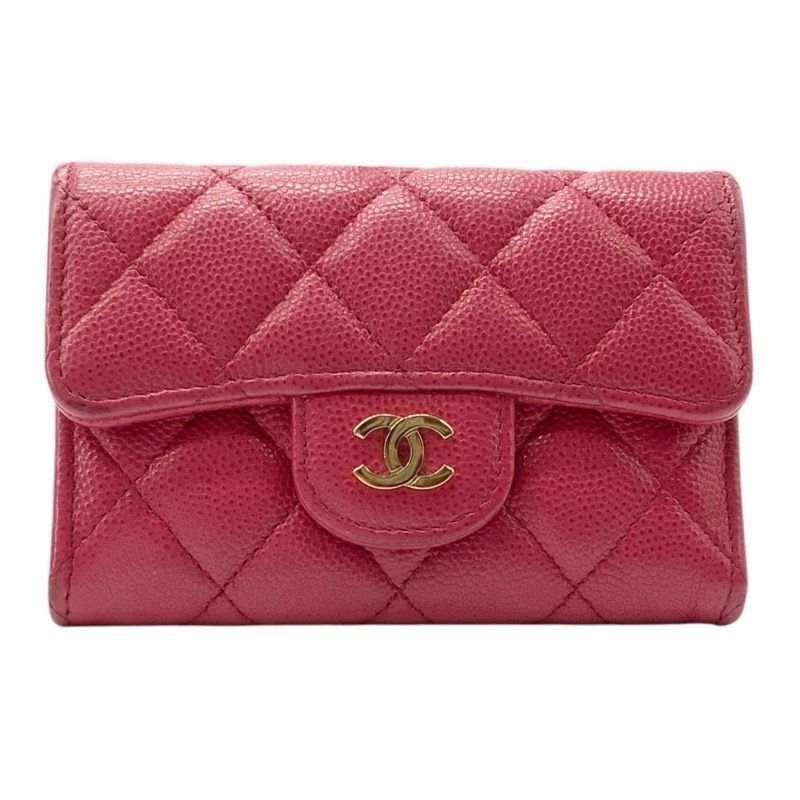 CHANEL シャネル 品 -B AP0214 クラシックフラップ カードケース キャビアスキン g3102464927900001 レディース かんてい局宜野湾愛知店