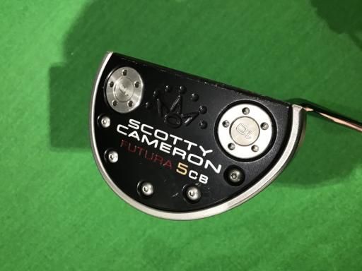 タイトリスト SCOTTY CAMERON FUTURA 5CB 2017 35インチ パター PT スチール フレックスその他 メンズ 男性用 右利き 右用 Cランク ゴルフクラブ
