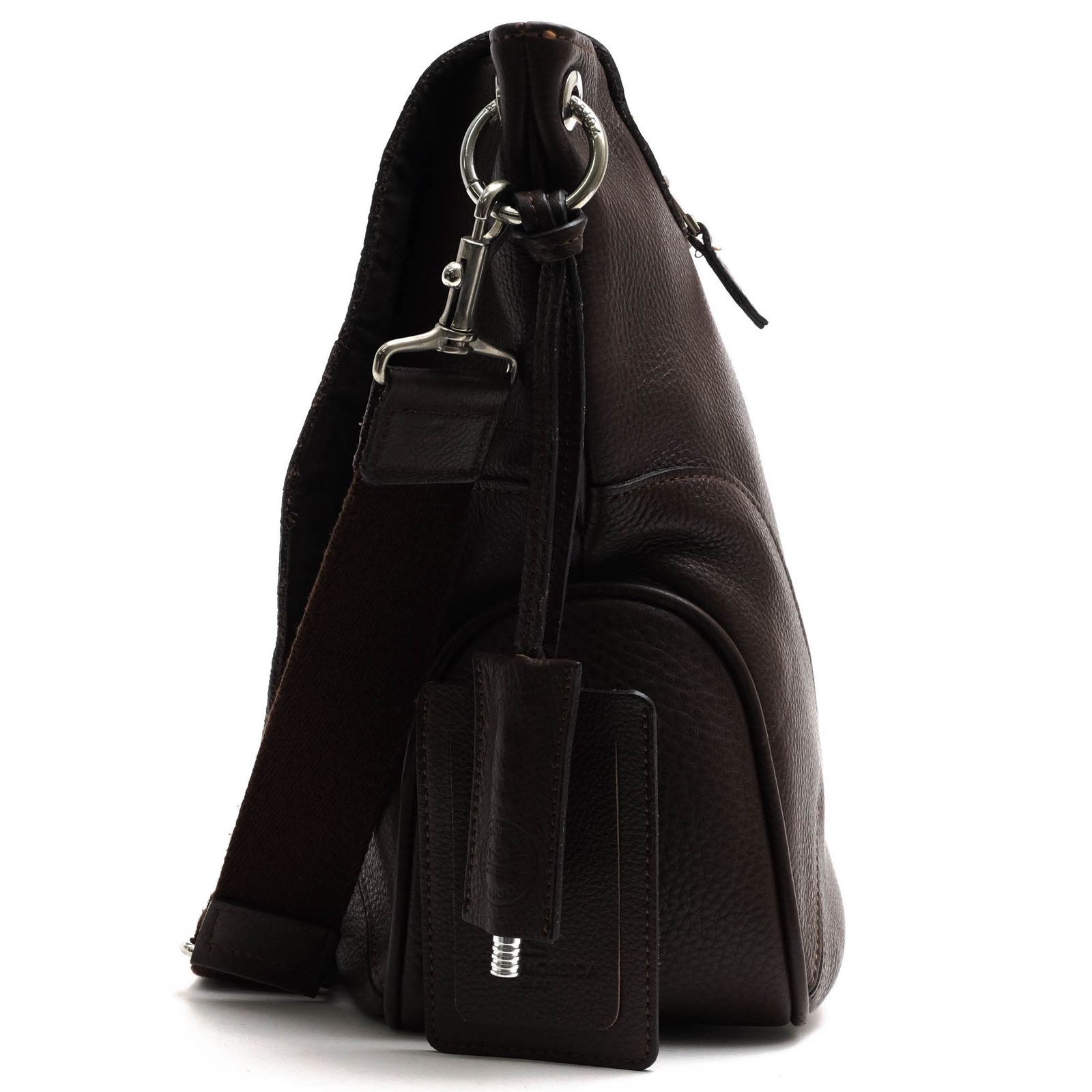 ペッレモルビダ／PELLE MORBIDA バッグ ショルダーバッグ 鞄 メンズ 男性 男性用 レザー 革 本革 ダークブラウン 茶 ブラウン  PMO-MB014 Maiden Voyage メイデン ボヤージュ シボ革 シュリンクレザー ペッレモルビダ／PELLE MORBIDA バッグ ショルダーバッグ 鞄 メンズ