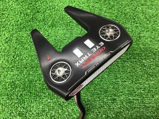 オデッセイ EYE TRAX 7 34インチ パター PT スチール フレックスその他 メンズ 男性用 右利き 右用 Bランク ゴルフクラブ