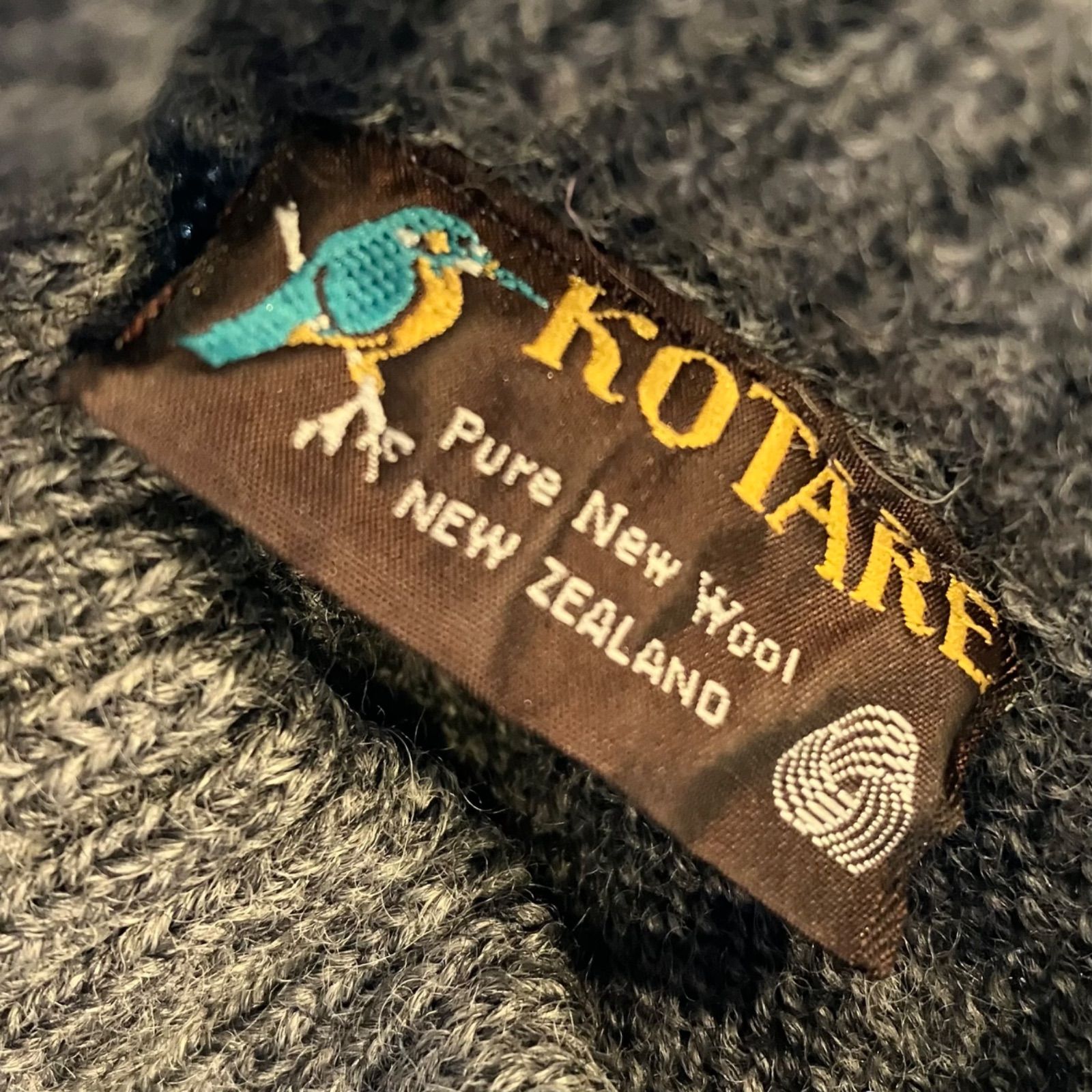  KOTARE セーター ウール ニット 羊 アニマル柄 長袖 ニット セーター