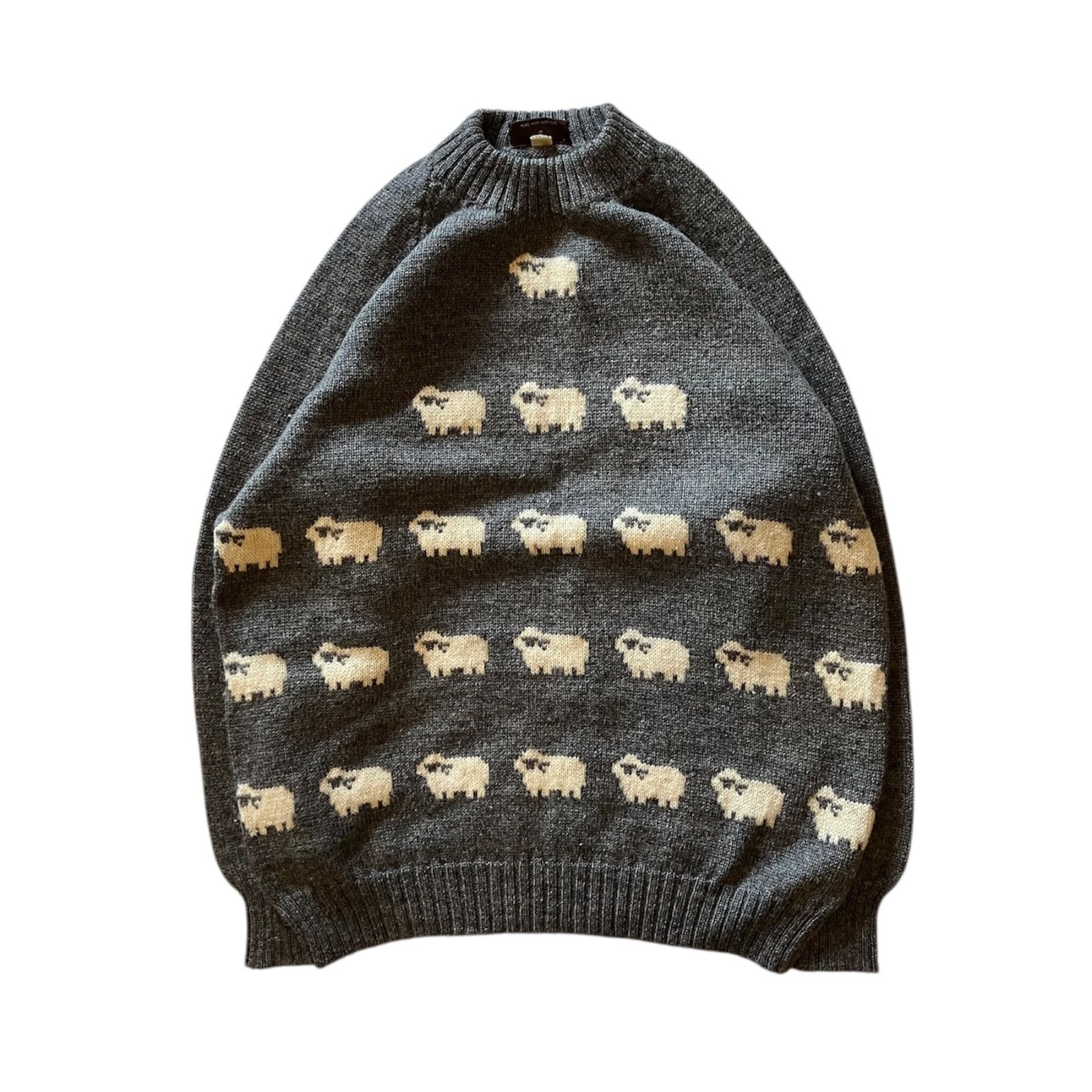 KOTARE セーター ウール ニット 羊 アニマル柄