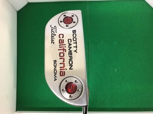 タイトリスト SCOTTY CAMERON California SONOMA 2012 34インチ パター PT スチール フレックスその他 メンズ 男性用 右利き 右用 Dランク ゴルフクラブ