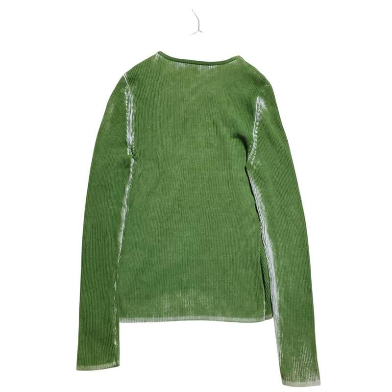  DIESEL ディーゼル K-Aldwell Sweater K- アルドウェル セーター ハーフジップ 色染め加工 リブ 春 秋 近年 レディース S 長袖 ニット セーター