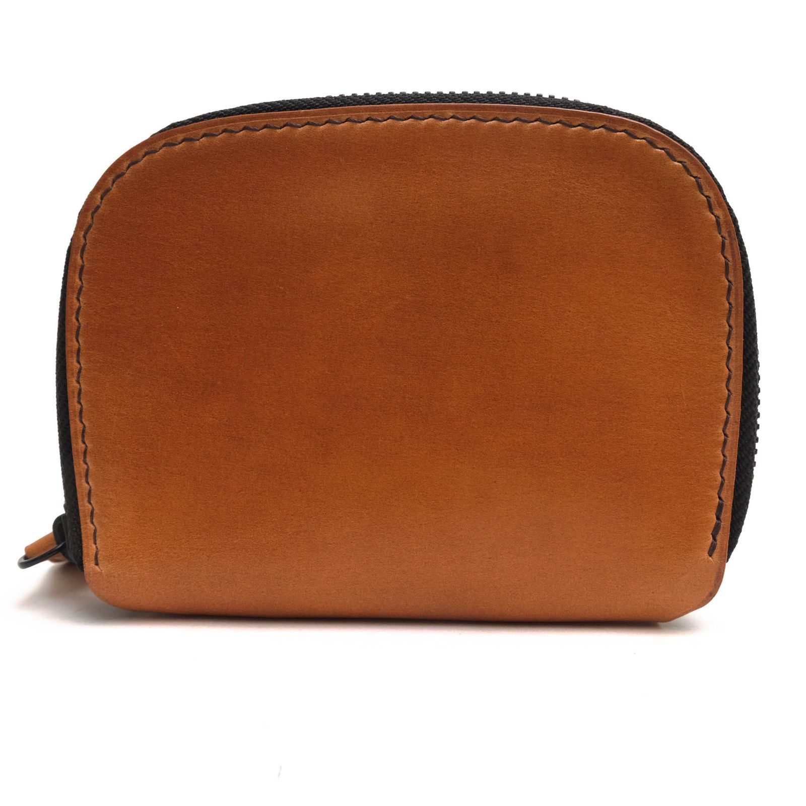 ワンズワーカー ONES WORKER 財布 ウォレット メンズ 男性 男性用 レザー 革 本革 ブラウン 茶 コンパクトウォレット 小銭入れなし 札入れ 二つ折り ラウンドジップ ラウンドファスナー