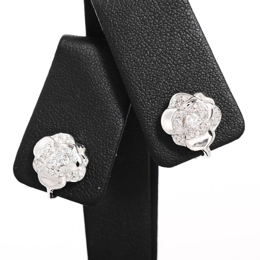 CHANEL シャネル イヤリング カメリア J1244