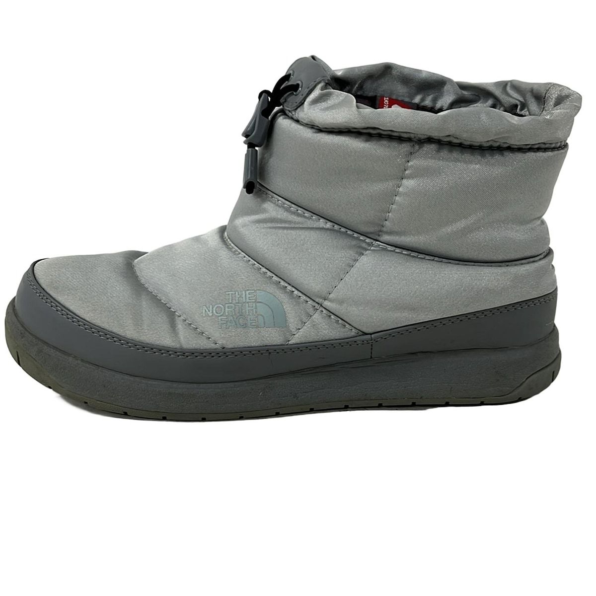 THE NORTH FACE ノースフェイス ショートブーツ 24 レディース - NFW51782 ライトグレー ヌプシブーティー インソール取外し可