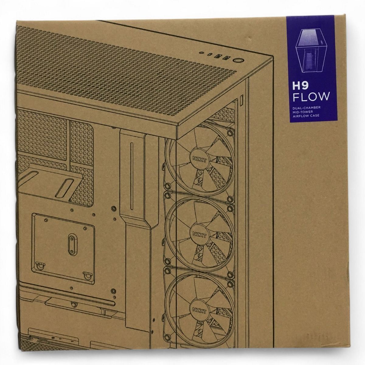 NZXT H9 FLOW PCケース PCパーツ パソコンパーツ N10567989