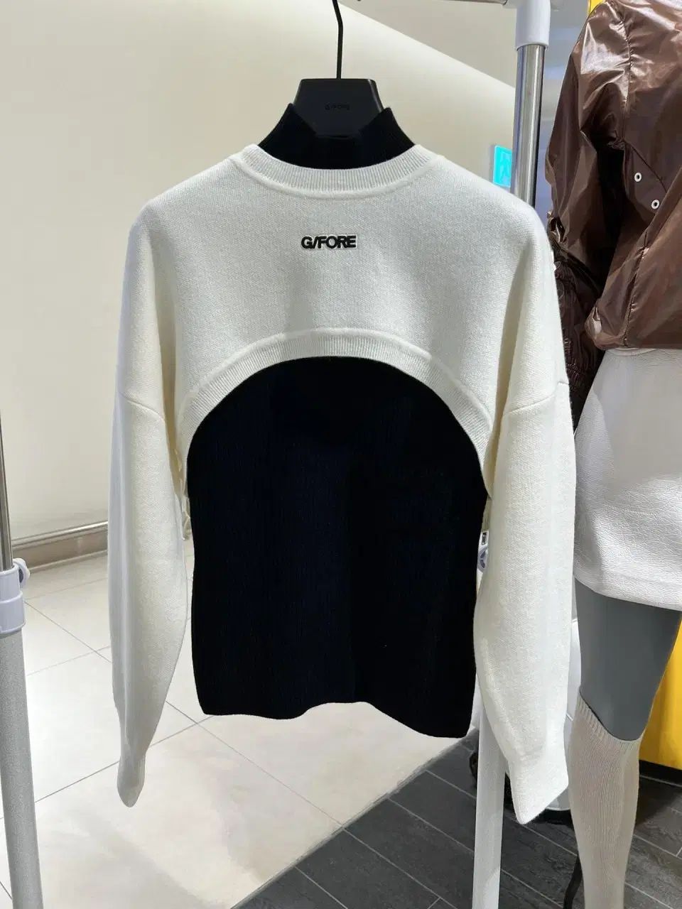 G FORE ジーフォア レディース ニット ショール ベスト セットアップ