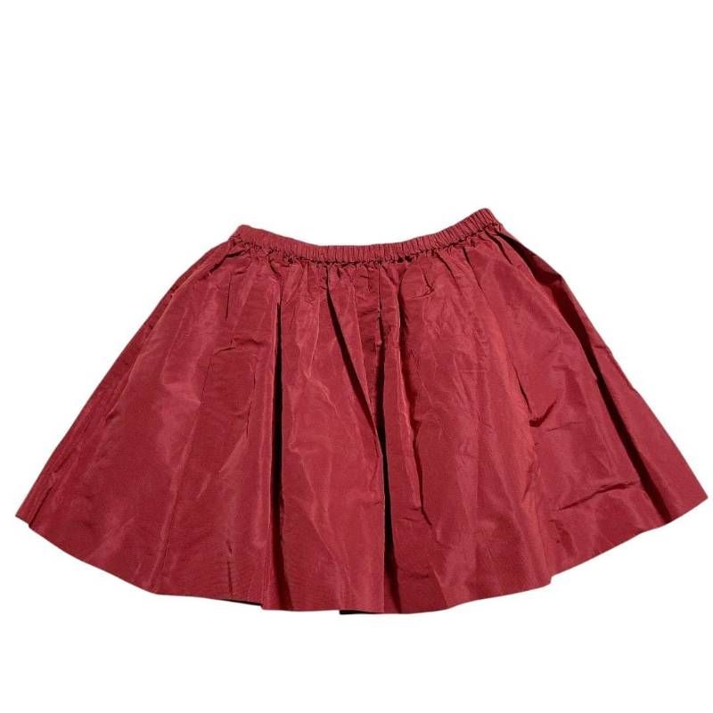 miu miu ミュウミュウ ミニスカート ナイロン フ イージースカート 赤 オールシーズン サイズ ４０ レディース GULLKHAN_COM