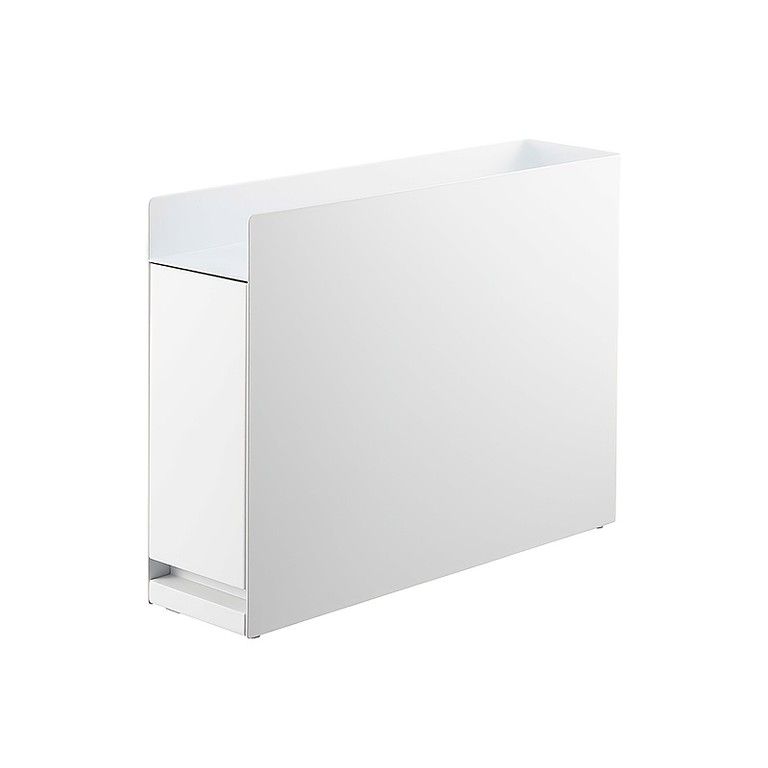 省スペース収納 隠せるスパイスラック キッチン収納タワー コンパクト設計 スパイス整理棚 カウンタートップ設置型 金属製 公式デザイン ホワイト