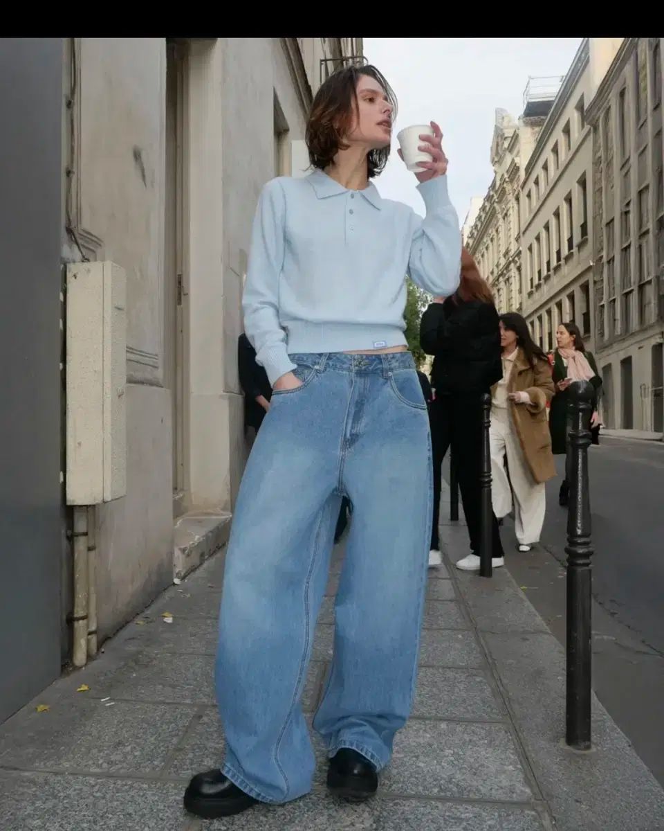 ジェニ着用 ERA ワイドフィット デニム パンツ S DECORATOM_COM_BR