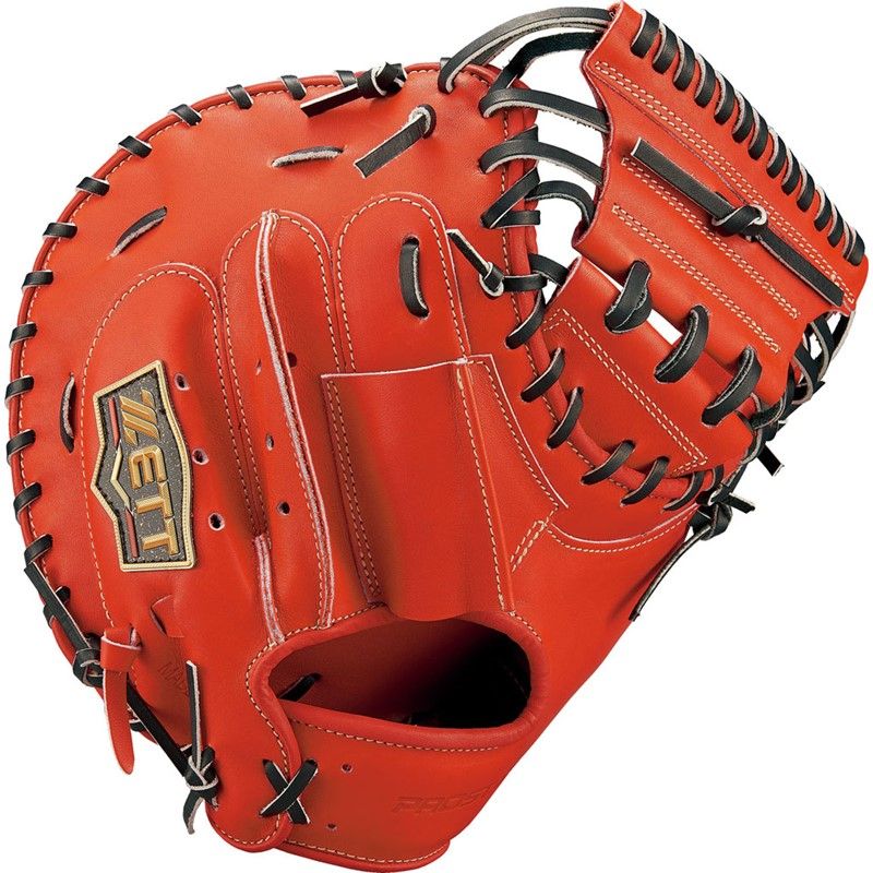 zett ゼット 硬式 キャッチミット プロステイタス 233P 野球ソフトグラブ 硬式 bprocmp32-5819 Dオレンジ ブラック MERCADOAVALIA_COM_BR