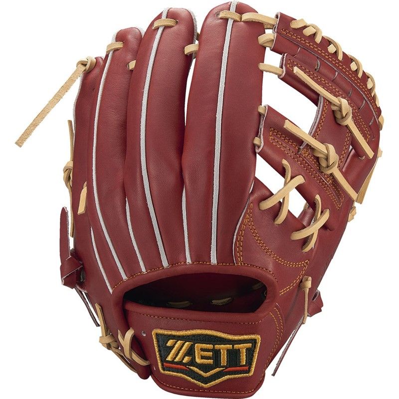 ゼット ZETT 硬式用 プロステイタス2001 二塁手 遊撃手用 グラブ袋付 野球 硬式 グラブ グローブ 23SS BPROG441-4032 ボルドーB Pブラ