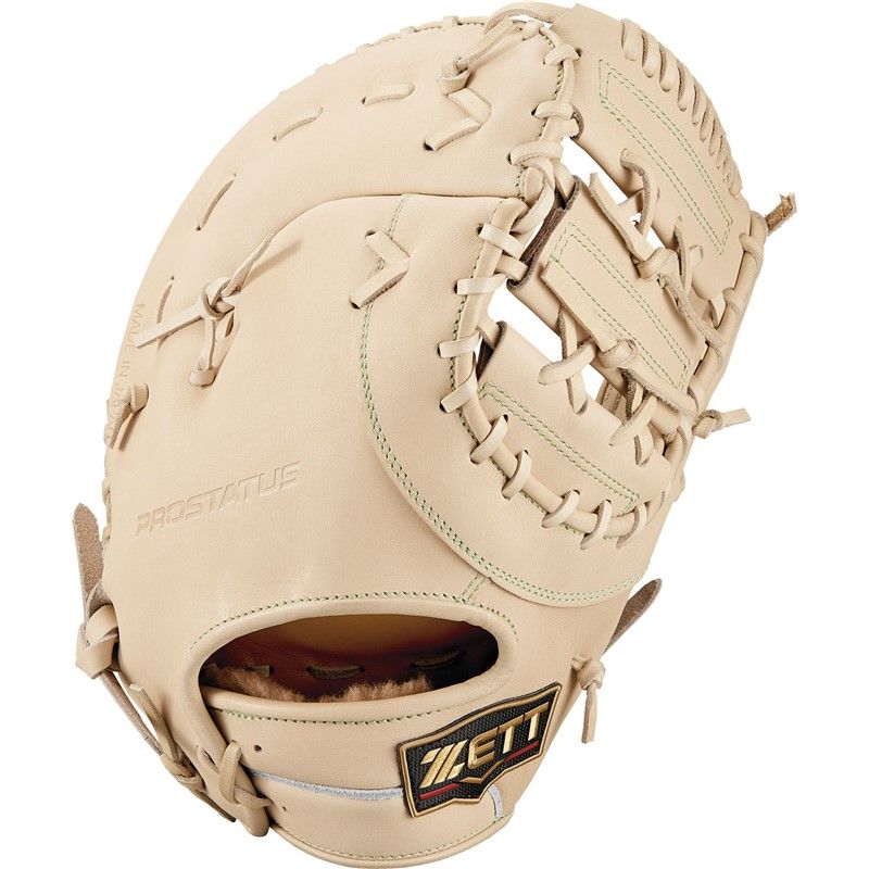 ゼット ZETT 硬式用 ファーストミットプロステイタス SE241 野球 硬式 グラブ グローブ 一般 24SS BPROFM230S-3200 パステルブラウン