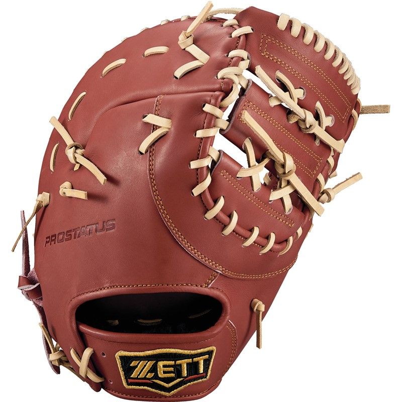 zett ゼット 軟式ファーストミット プロステイタス 24 野球 ソフトグラブ 軟式 brfb30233-4032 ボルドーB パステ
