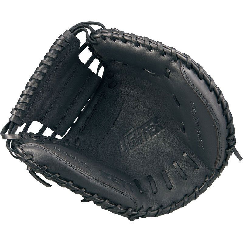 ZETT ゼット 軟式 ソフト兼用 キャッチミット ライテックス 右投げ用 野球＆ソフト グラブ ソフト bscb 56912 l-1900 ブラック