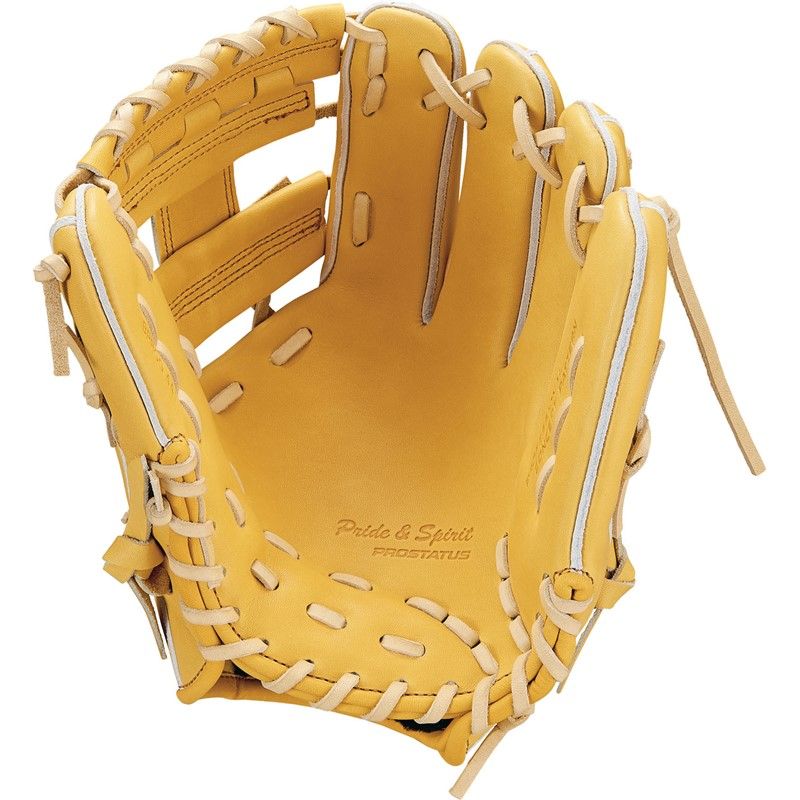 ゼット ZETT 硬式用 プロステイタス2001 二塁手 遊撃手用 グラブ袋付 野球 硬式 グラブ グローブ 24 AW 5432 Tイエロー パステルB