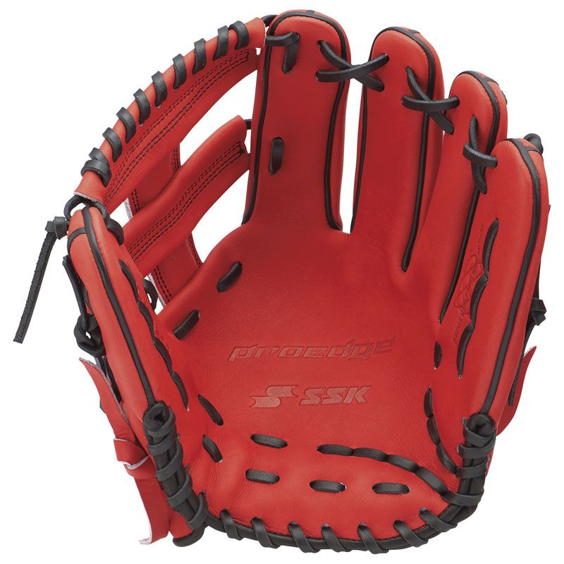 SSK エスエスケイ 軟式プロエッジシリーズ C 内野手用 野球 グローブ 軟式野球グローブ 25 AW 3290 Bオレンジ×ブラック