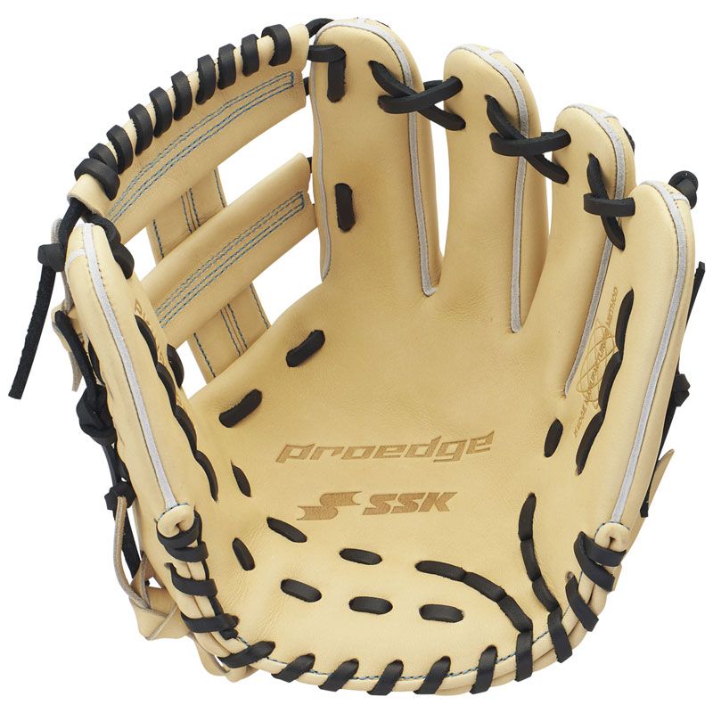 SSK エスエスケイ 硬式プロエッジシリーズ W 内野手用 野球 グローブ 硬式野球グローブ 25 AW 1290 キャメル×ブラック
