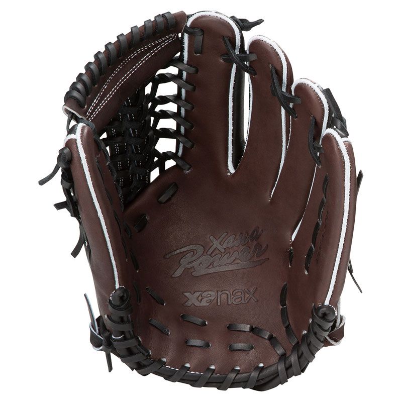 ザナックス XANAX 軟式グラブ ザナパワー グラブ ミット グラブ ミット BRG25LC1P 9490 ブラウンxブラック