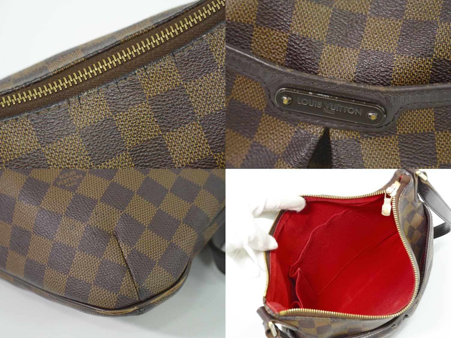 本物 ルイヴィトン LOUIS VUITTON LV ブルームズベリ PM ダミエ エベヌ ショルダーバッグ ポシェット ブラウン N42251 ビトン バッグ フォロー割 DECORATOM_COM_BR