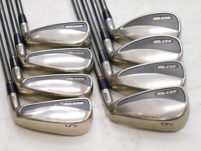 狭山 レディースアイアンセット プロギア スピードアイアン925 TR-X オリジナルカーボン 8本セット M-30 25 4140