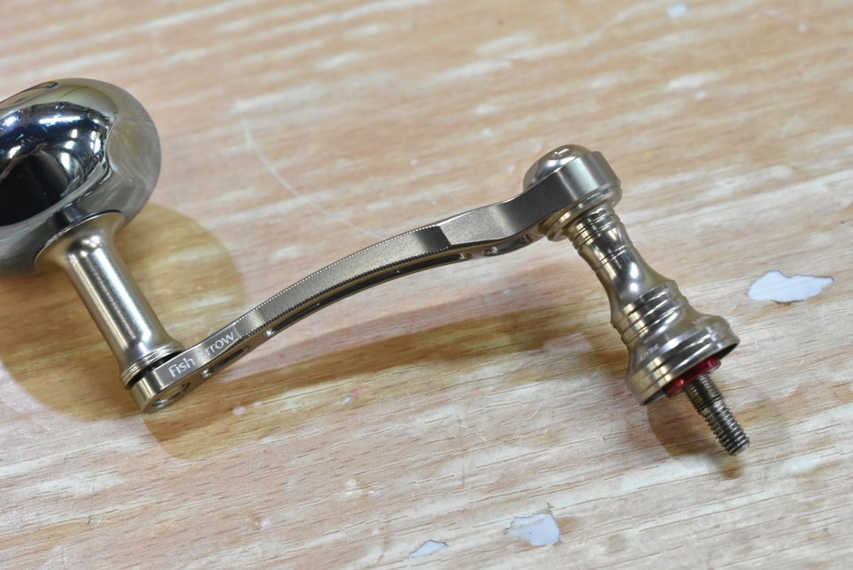  リブレ×フィッシュアロー ライトアーム 70 EP 41 シマノ用 LIVRE×FISHARROW カスタム ハンドル 等に スピニングリールパーツ リールパーツ