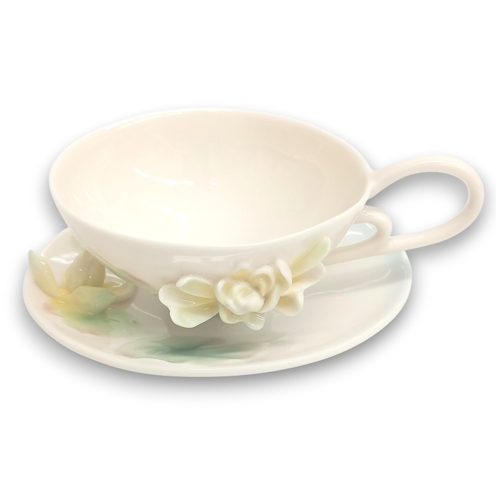 FRANZ フランツ カップ-ソーサー スイレン 睡蓮 FZ00774 FRANZ PORCELAIN COLLECTION CUP-SAUCER SET JA-2