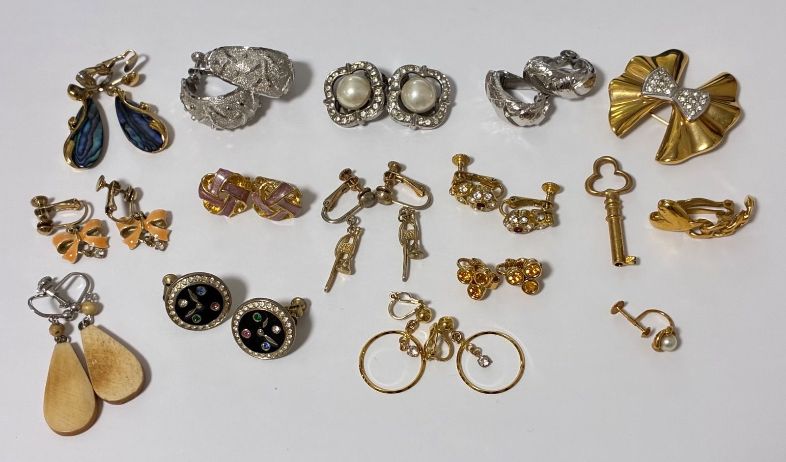 29点 メッキ パール イヤリング 管理番号9080