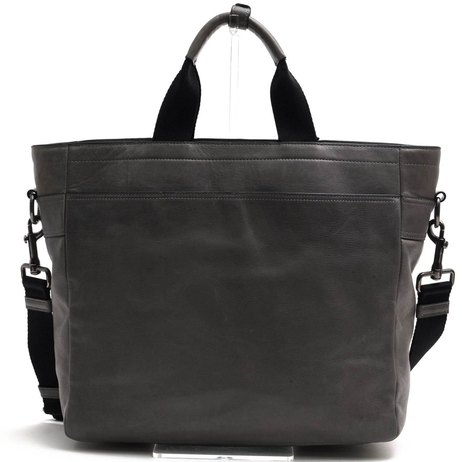 コーチ COACH バッグ トートバッグ 鞄 ハンドバッグ メンズ 男性 男性用 レザー 革 本革 グレー 灰色 71627 Utility Tote ユーティリティ 2WAY ショルダーバッグ