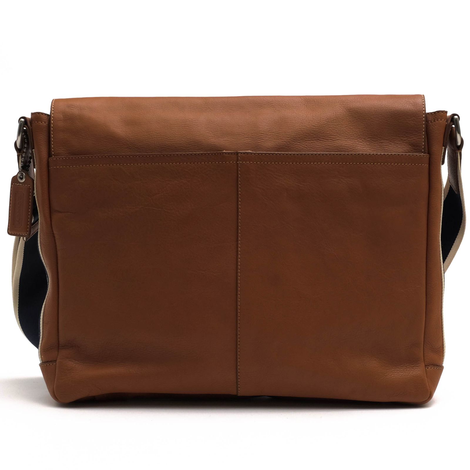 コーチ COACH バッグ ショルダーバッグ 鞄 メンズ 男性 男性用 レザー 革 本革 ブラウン 茶 F70556 Heritage Leather Messenger ヘリテージ ウェブレザー メッセンジャー フラップ式 メッセンジャーバッグ シボ革 シ