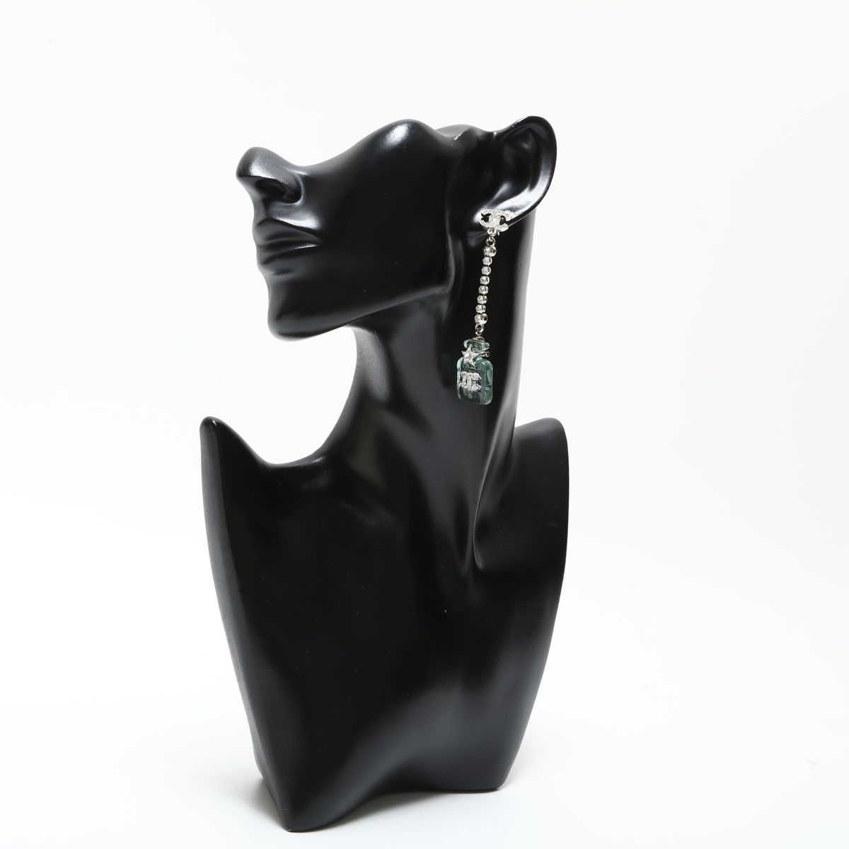 CHANEL シャネル ピアス B23S ココマーク ラインストーン ドロップ ボトルモチーフ FORTGASGNV_COM_BR