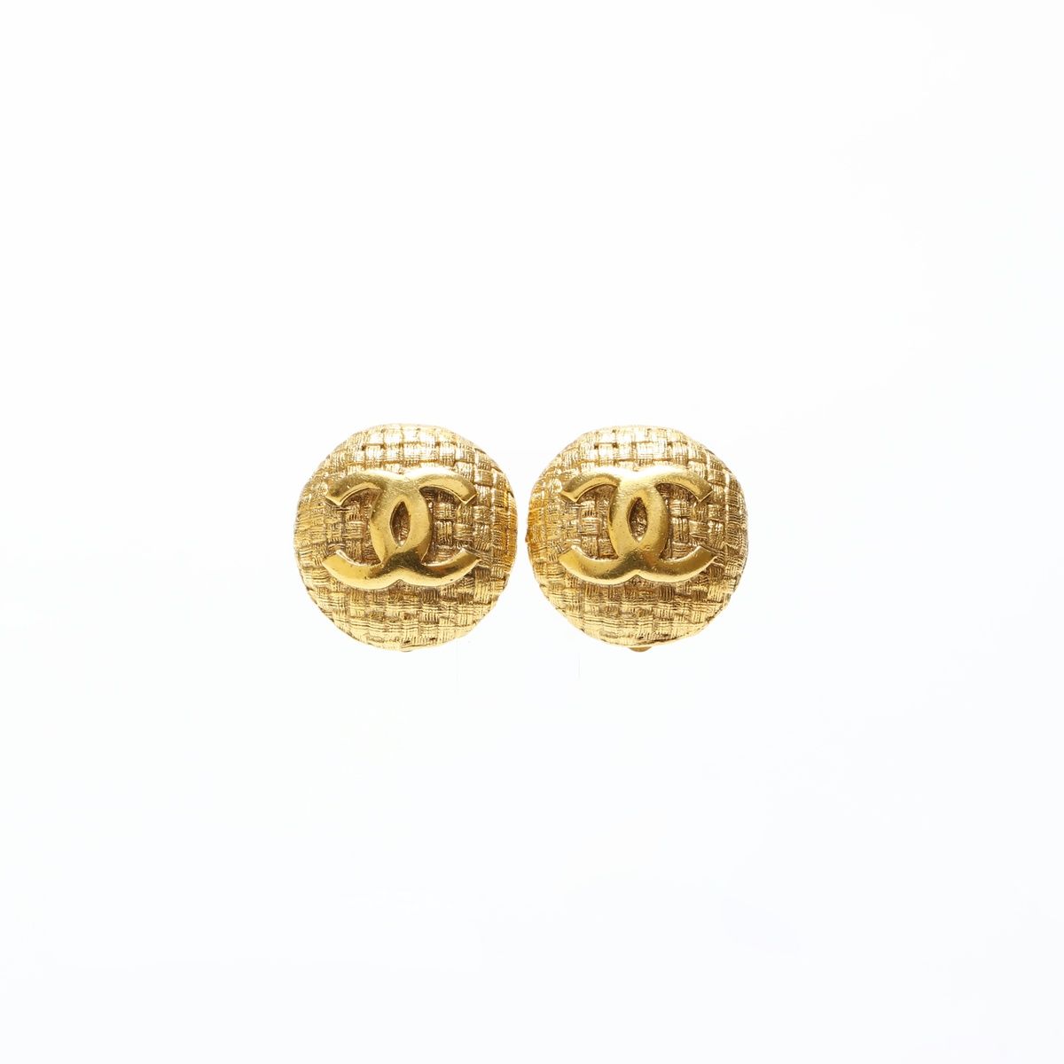 CHANEL シャネル イヤリング 2cc9 1994年 マトラッセ ココマーク