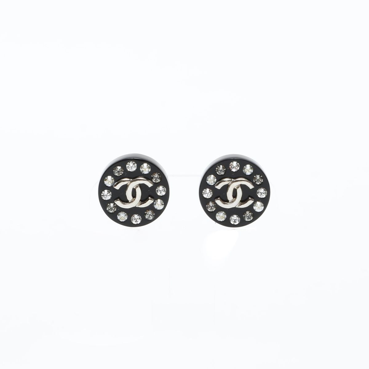 CHANEL シャネル ピアス B19C 2019 ココマーク ラインストーン