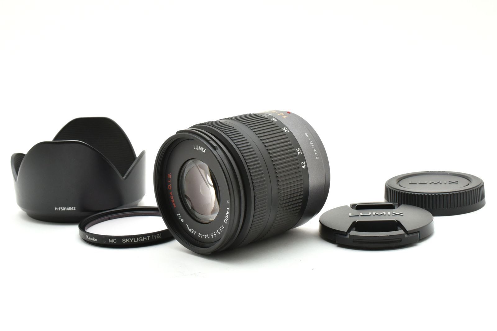 超 パナソニック H レンズ G Vario 14 42 mm f 3 5 6 ブラック フード フィルター付 Panasonic 416